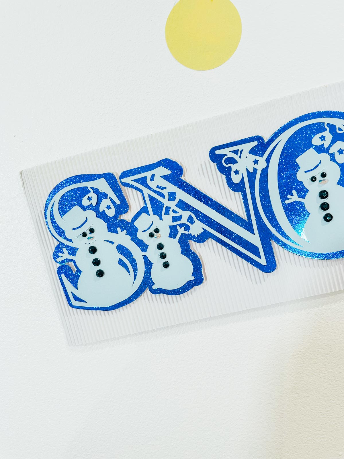 Snowman letters and numbers