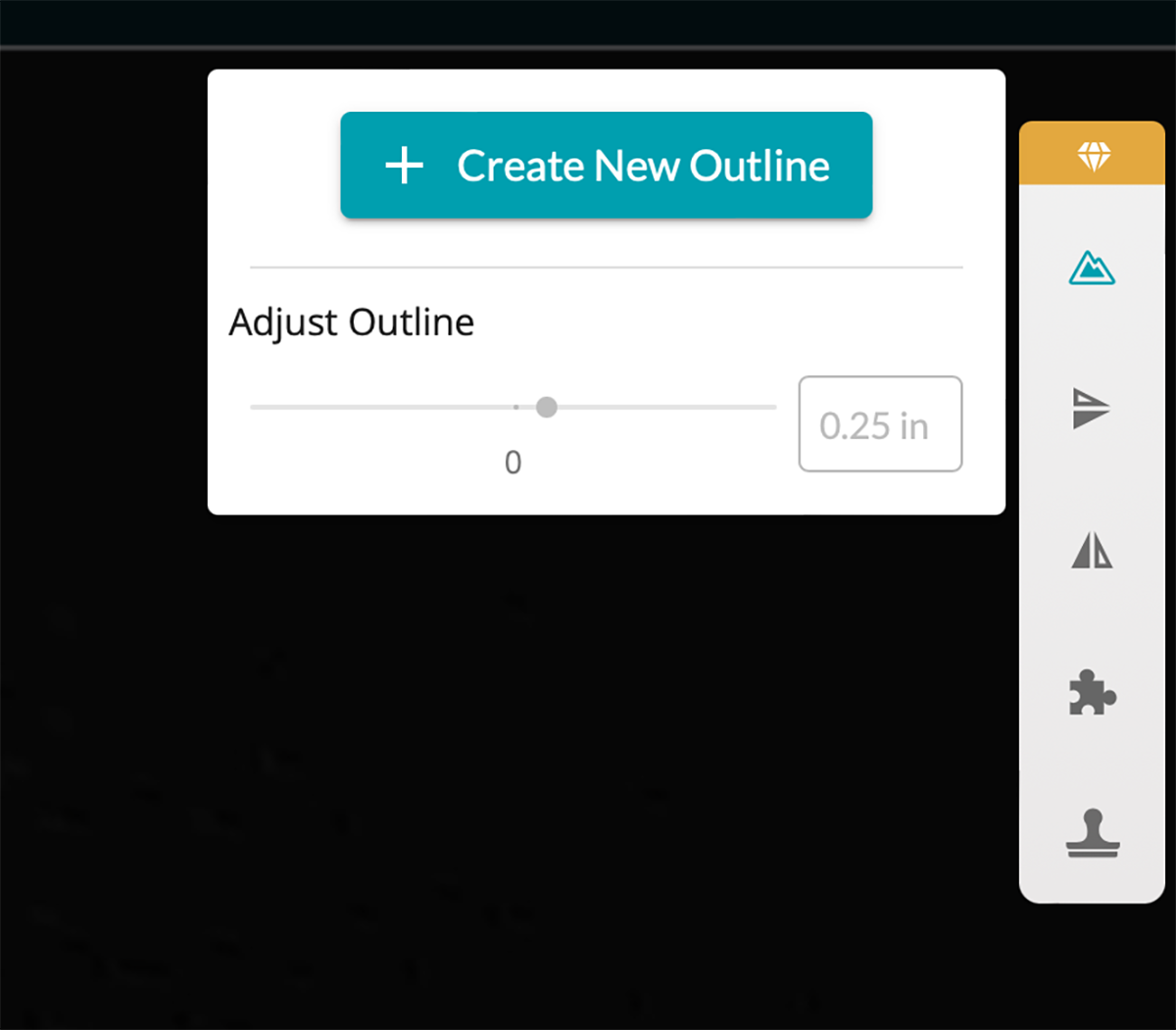 How to create an outline in Glowforge