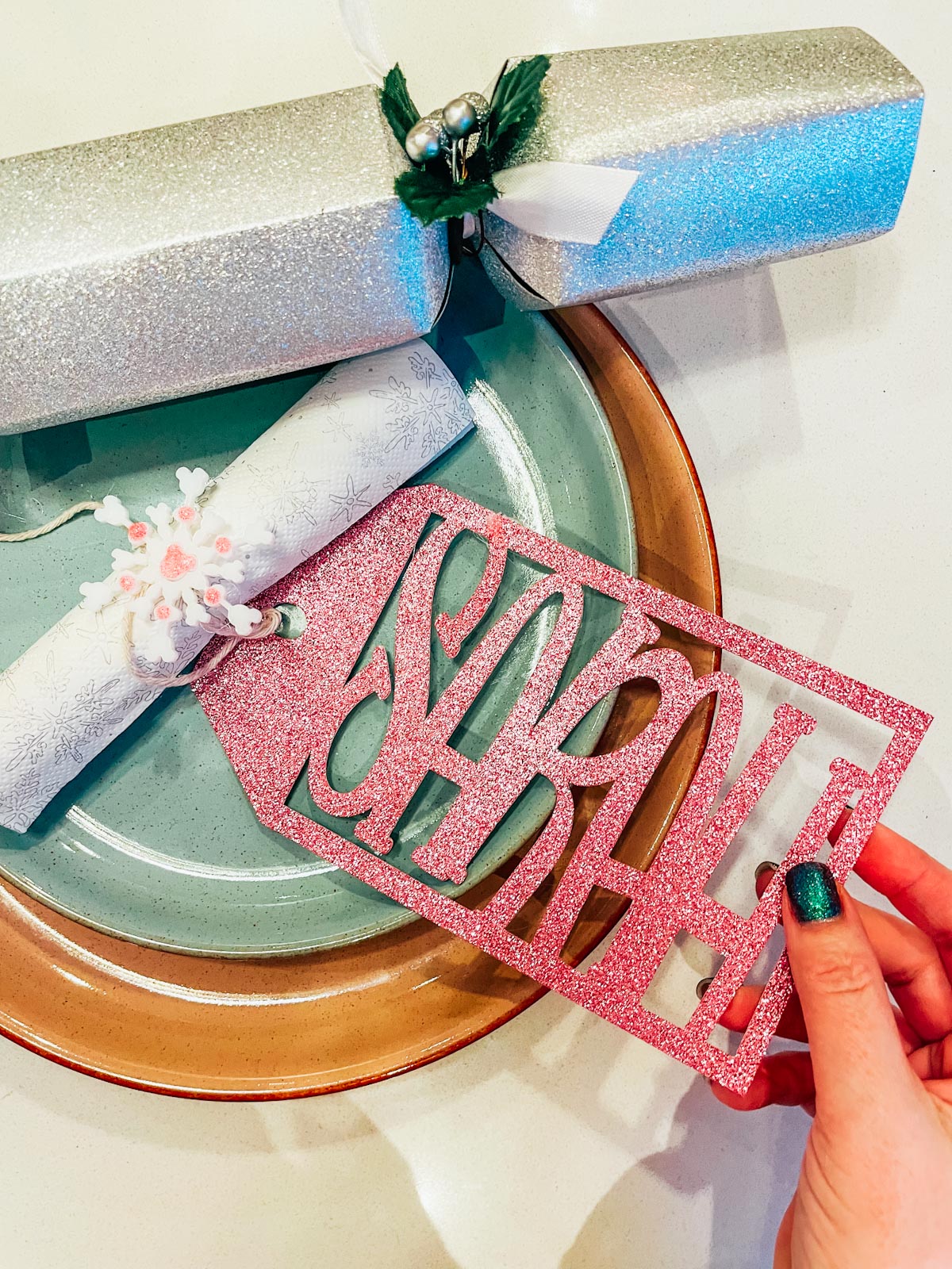 Personalised name gift tag
