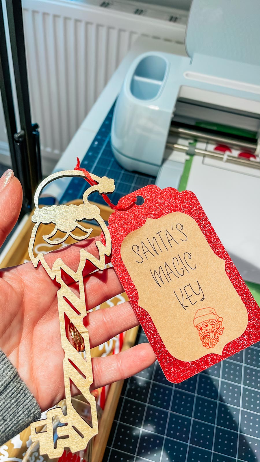 Santa Key SVG Free File For Glowforge And Cricut