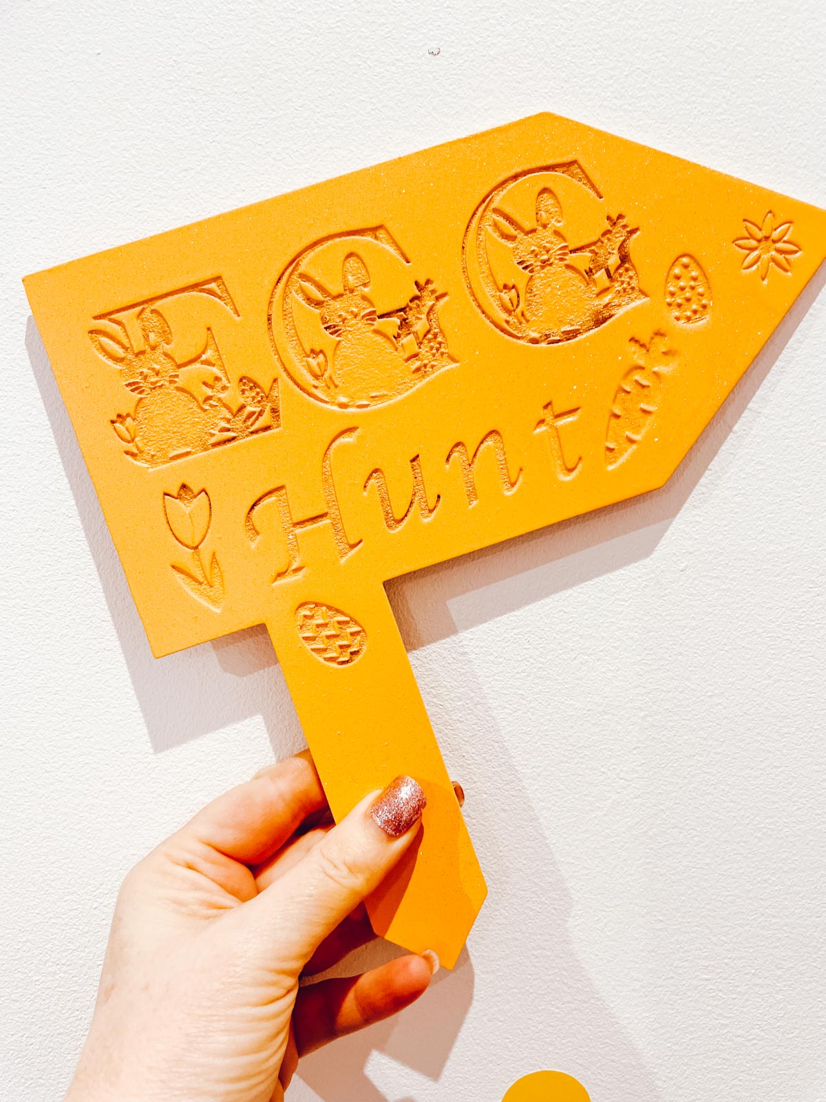 Egg Hunt Wooden Sign Made with Glowforge