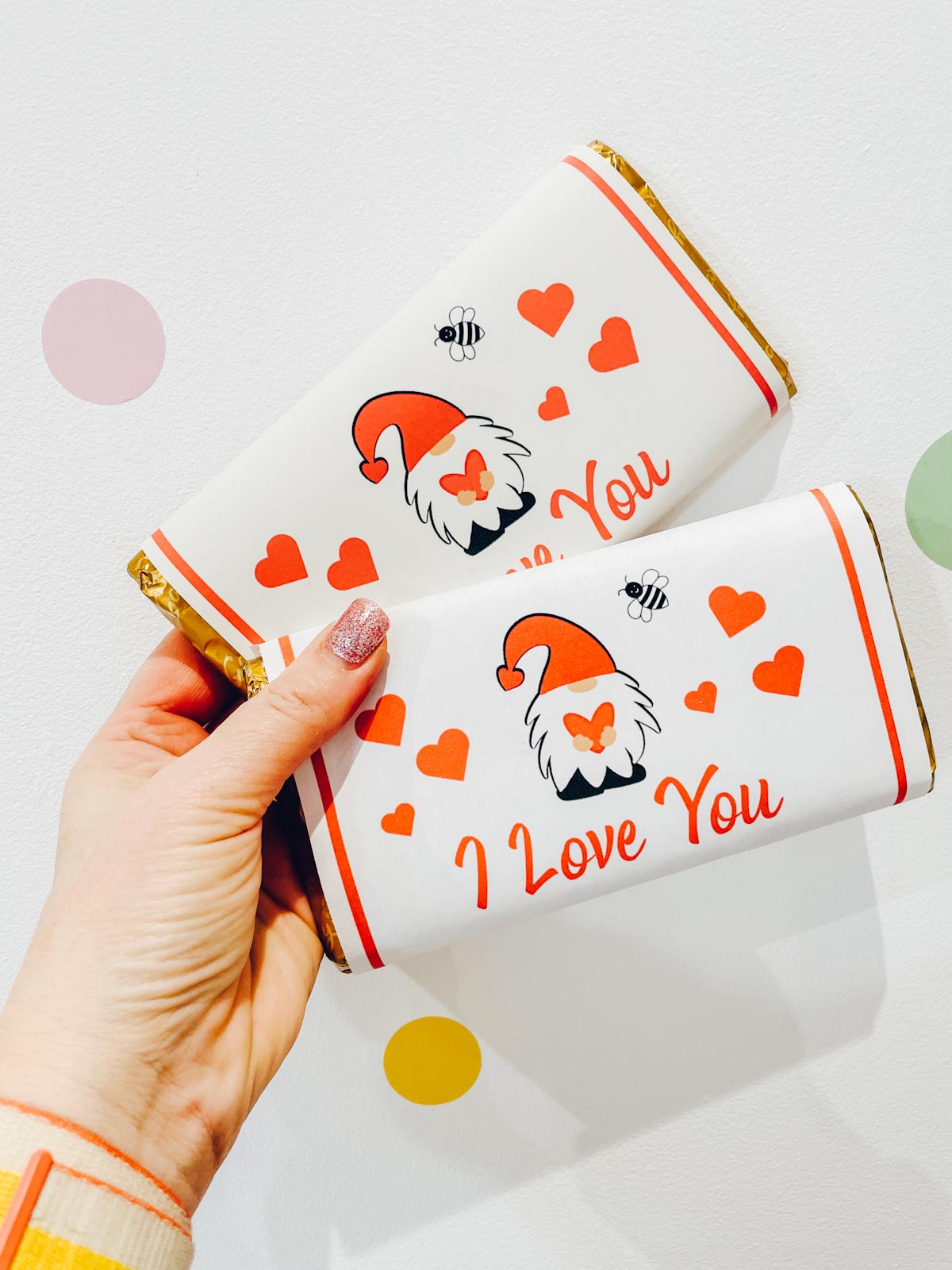 How to make personalised Valentines Candy Bars