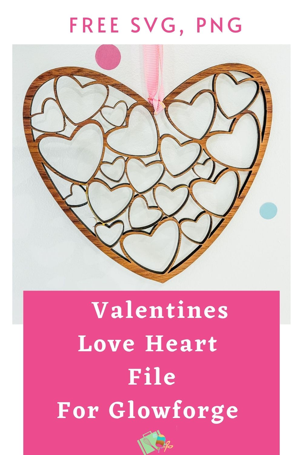 Layered Love heart SVG File For Glowforge-2