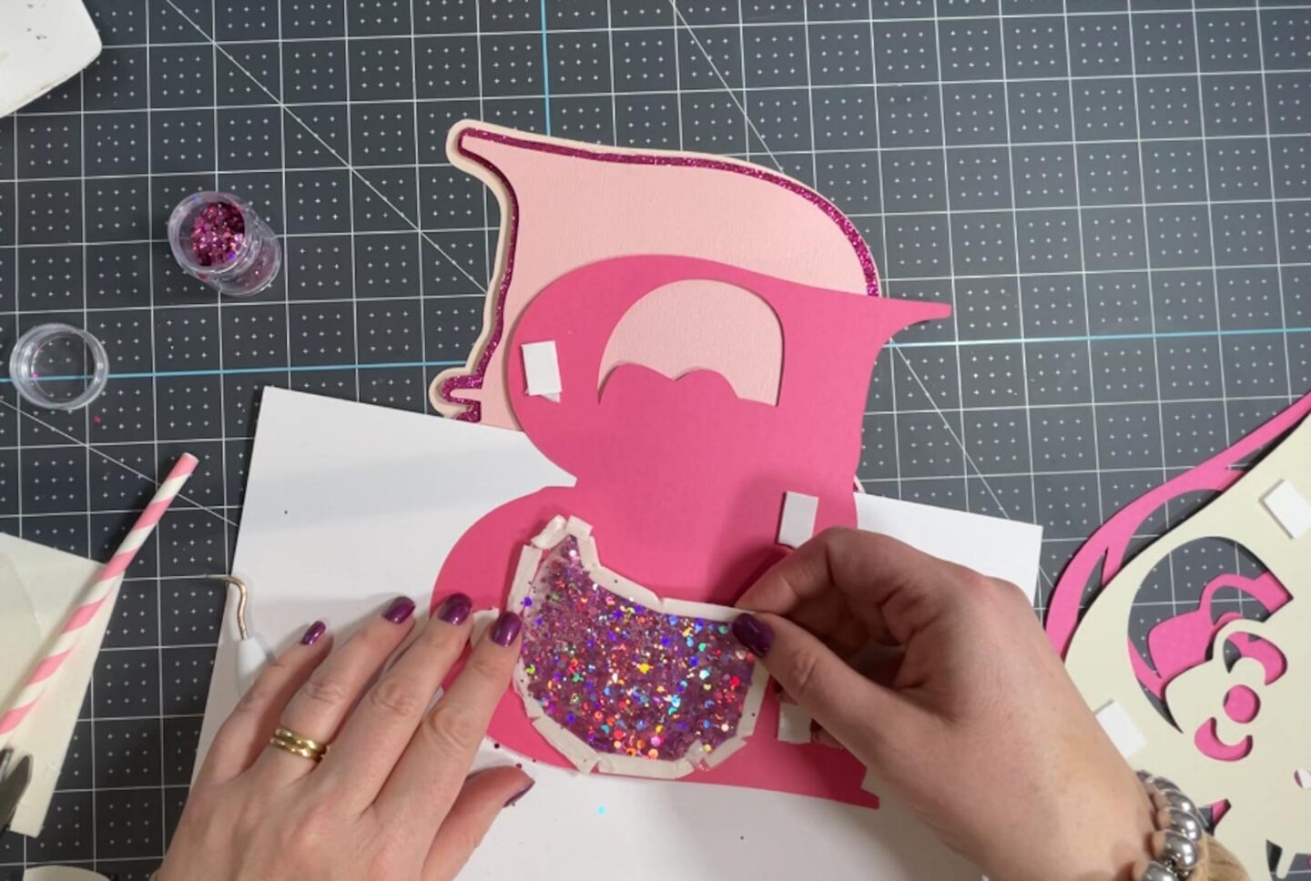 Add the glitter