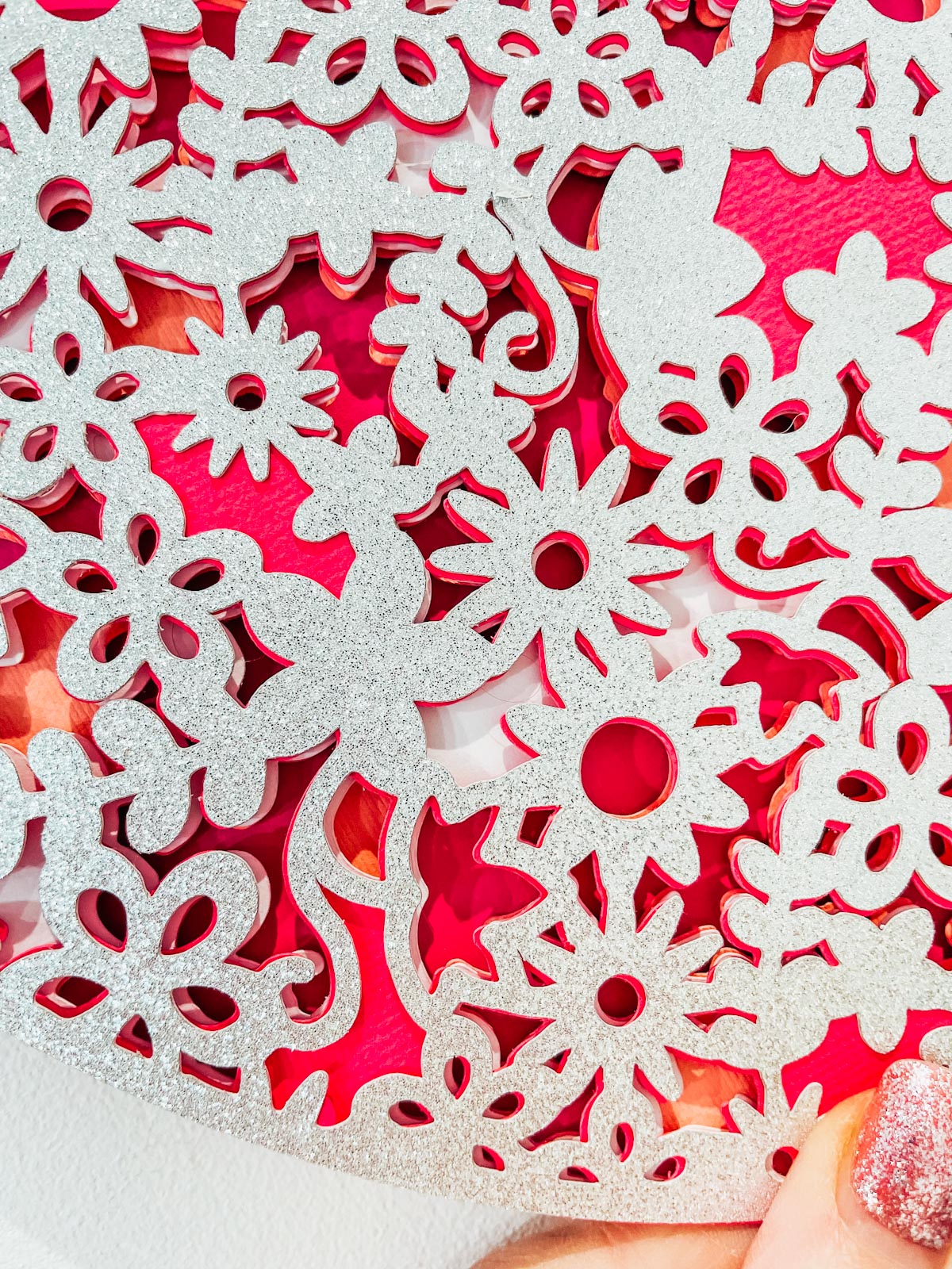 Free Flowery Heart SVG File for Valantines crafts