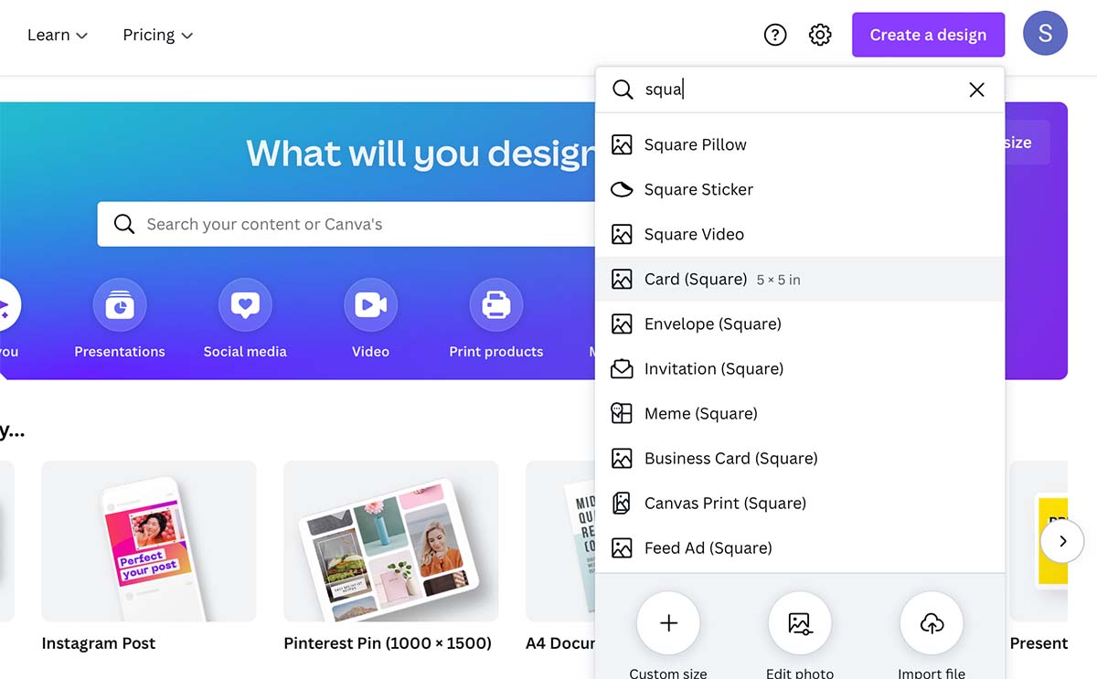 How to upload to Canva