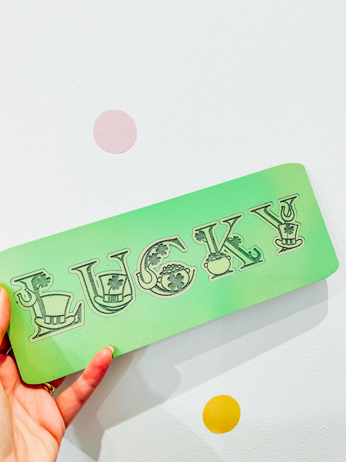 St Patricks Day SVG Alphabet letters and numbers for Glowforge