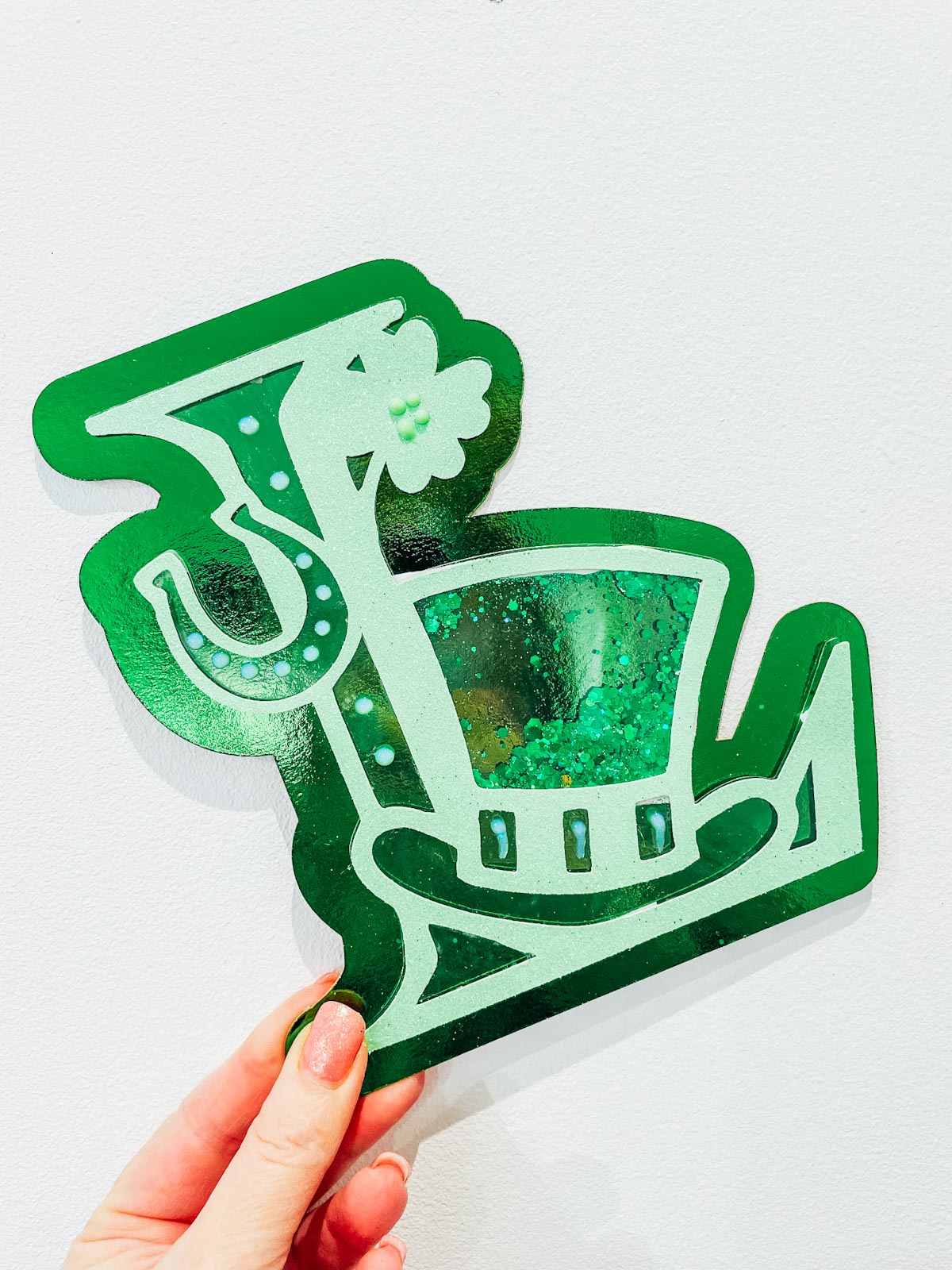 St Patricks Day Shaker Cake Topper