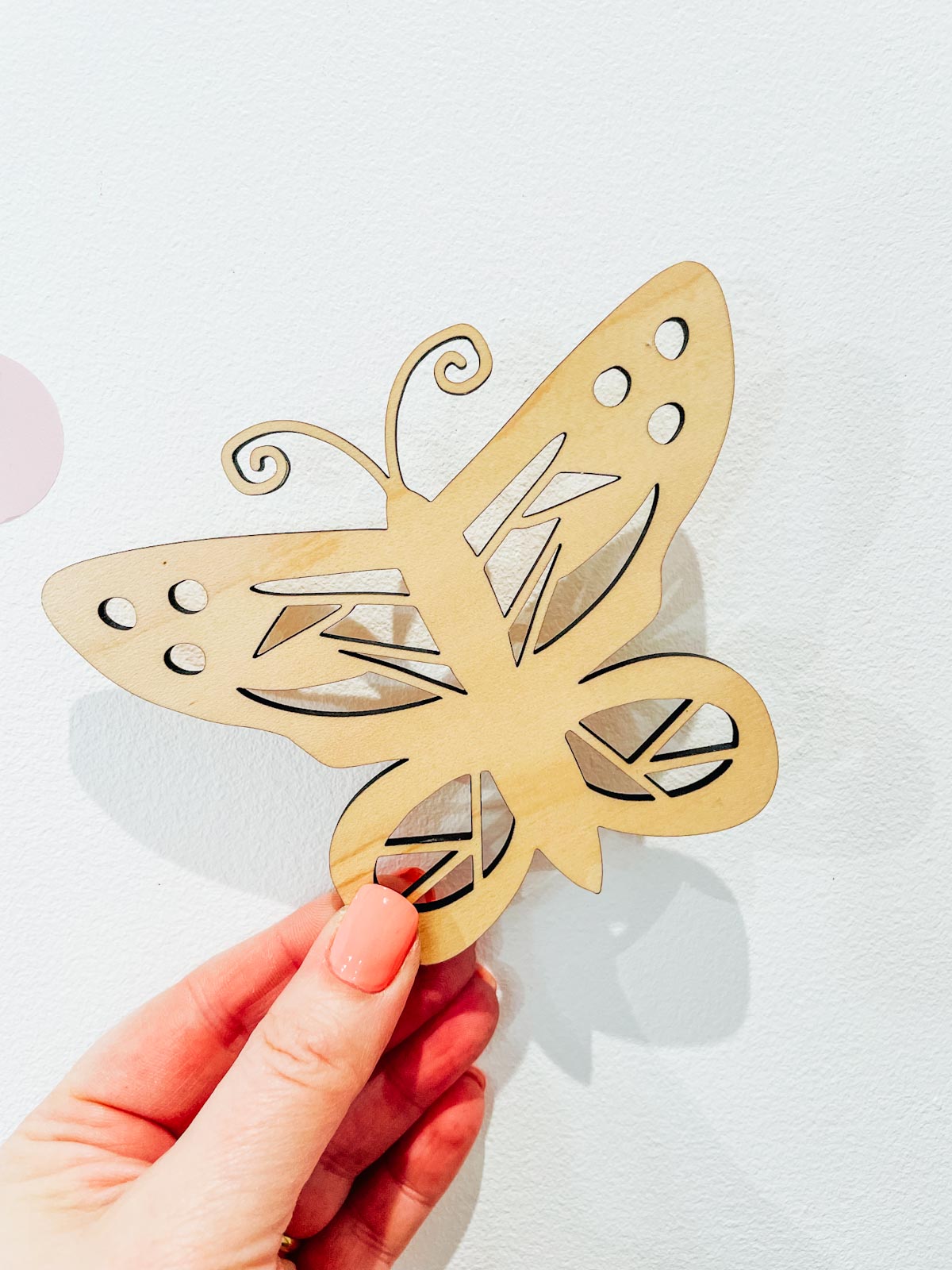 Butterfly SVG cut on Glowforge