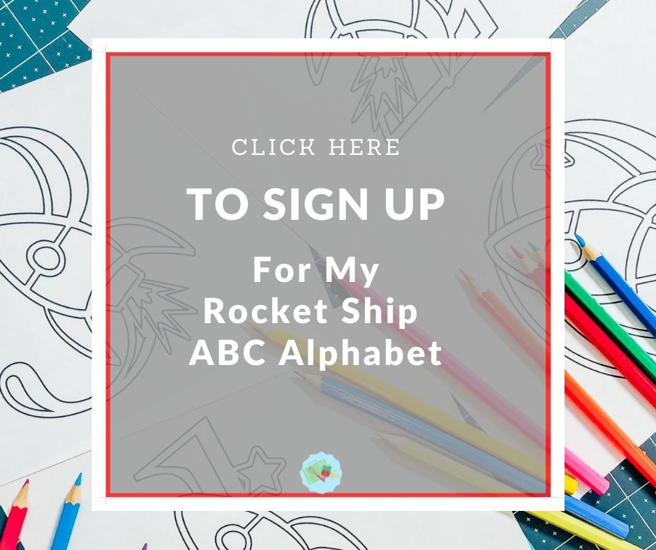 Download my Rocket Ship Coloring alphabet