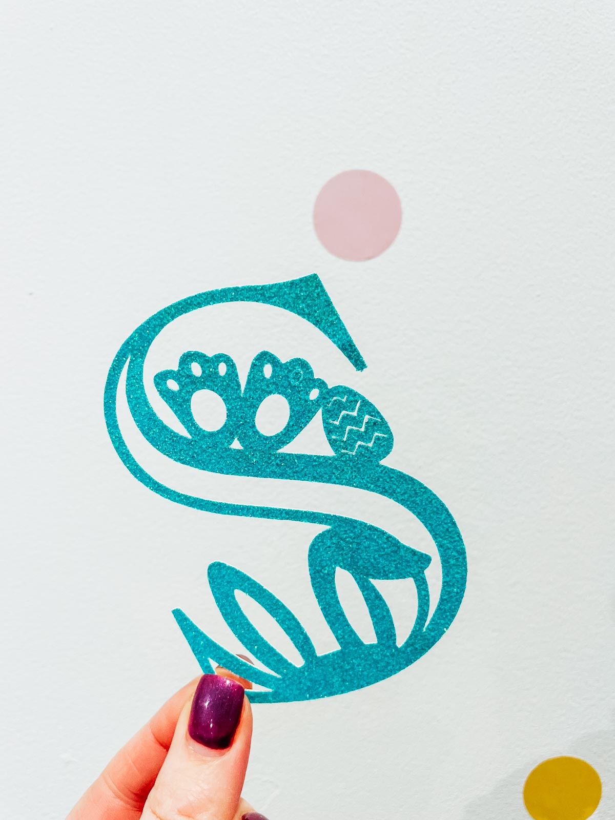 Free Easter Bunny Ears SVG Alphabet