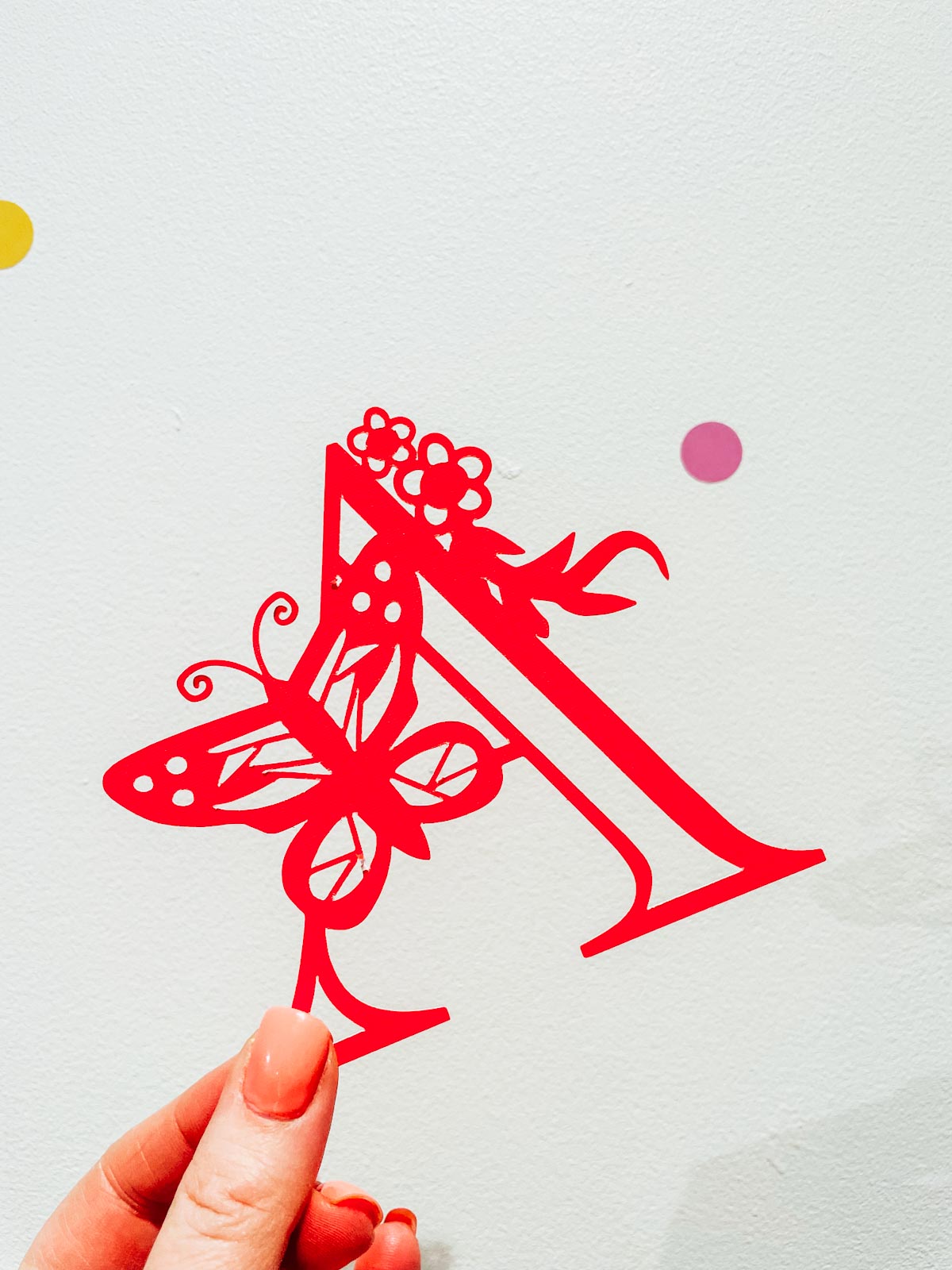 Free butterfly alphabet for crafting