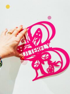 how To make a Split Monogram In Cricut Design Space,
