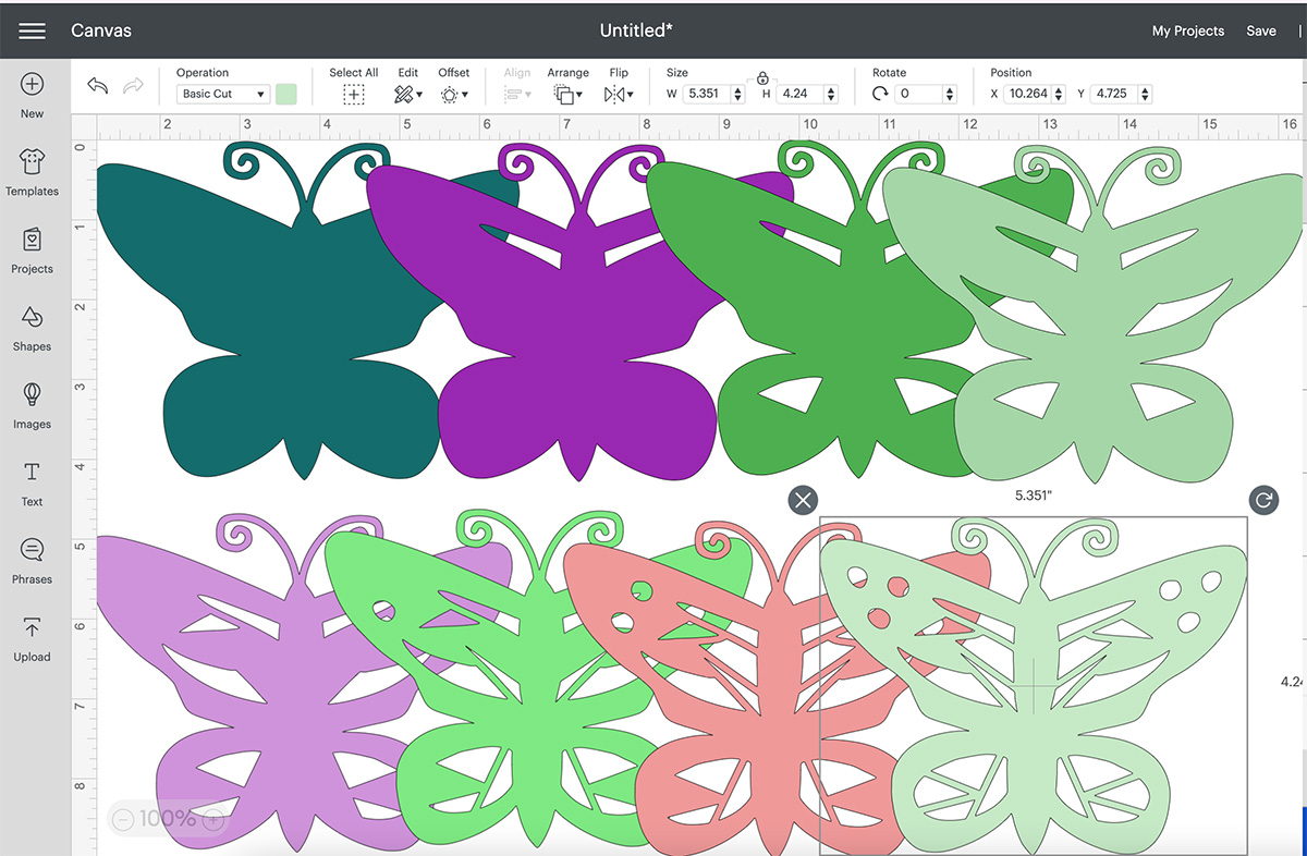 Line up and colour you butterfly files