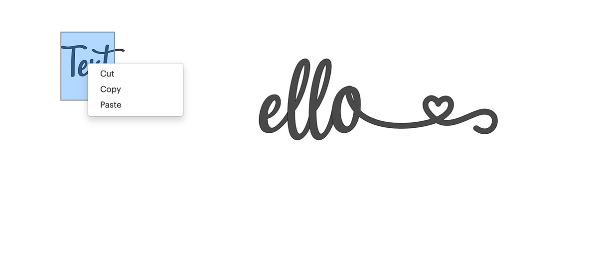 Open a text box and paste your Font Glyphs And Special Characters In Cricut Design Space