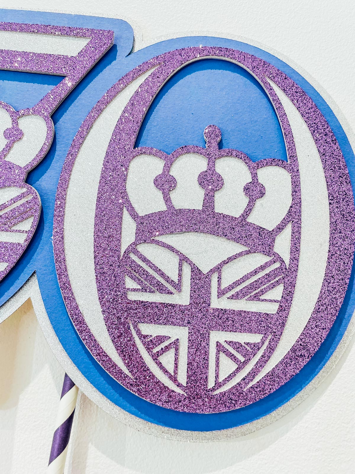 Queens Jubilee Royal Crown SVG Alphabet and Numbers