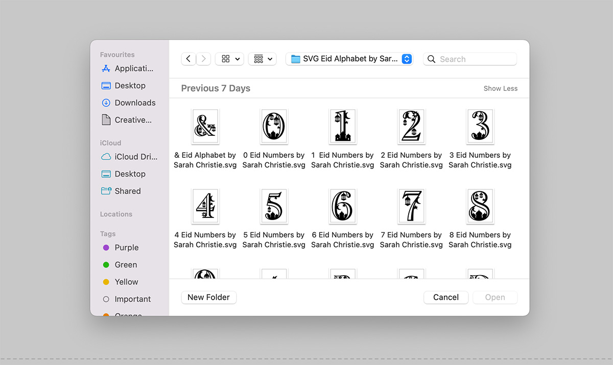 Select an image to upload to Cricut Design Space