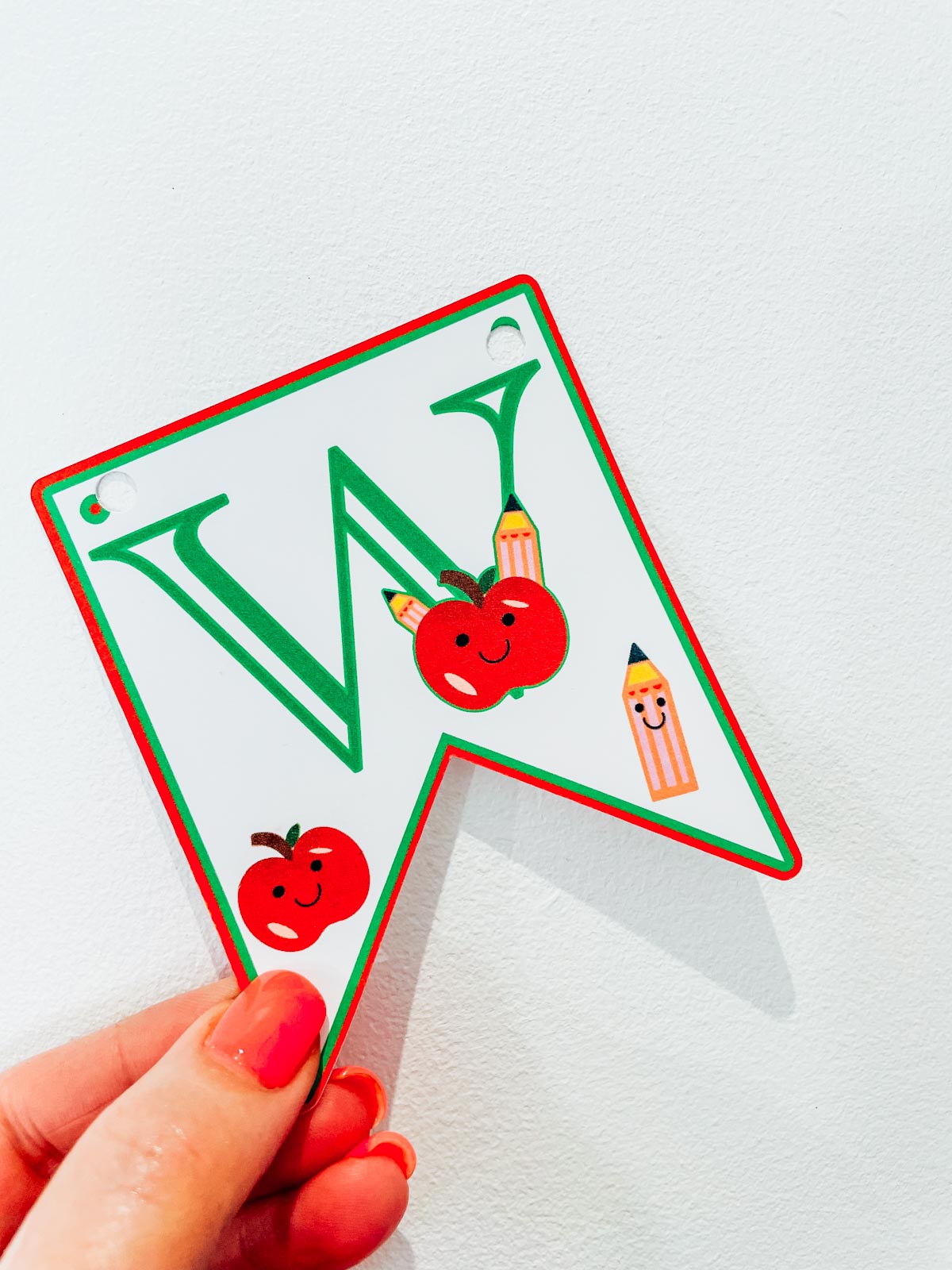 Printable Teachers Banner Flags