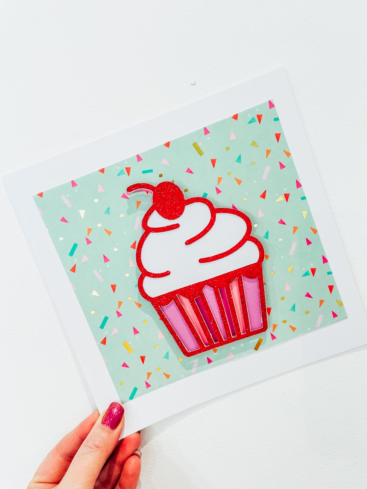 Diy cupcake card
