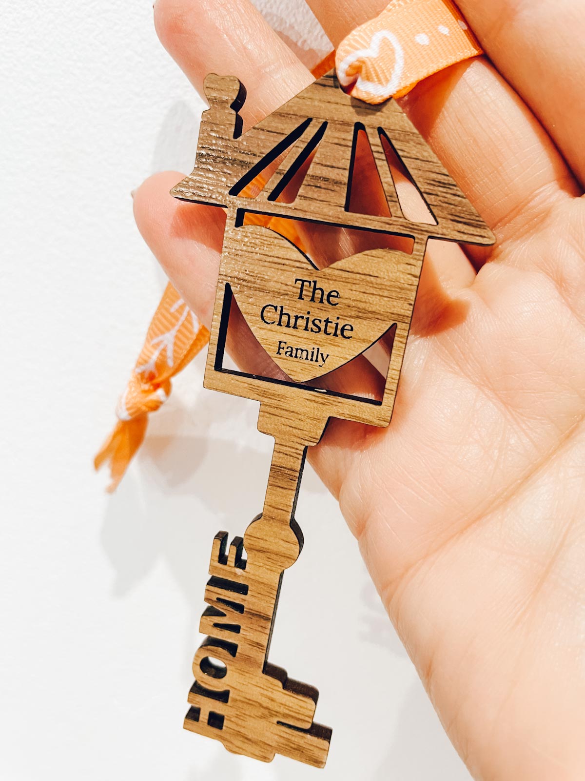 Engraved New Home Key