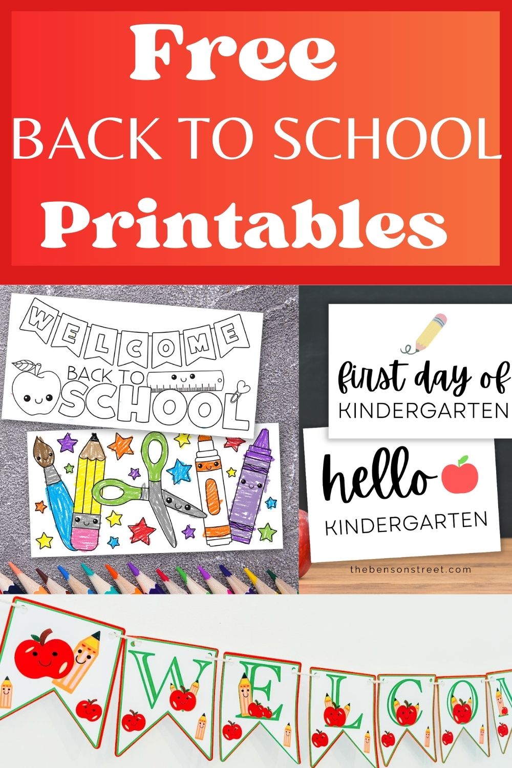 Free Back To School Printables