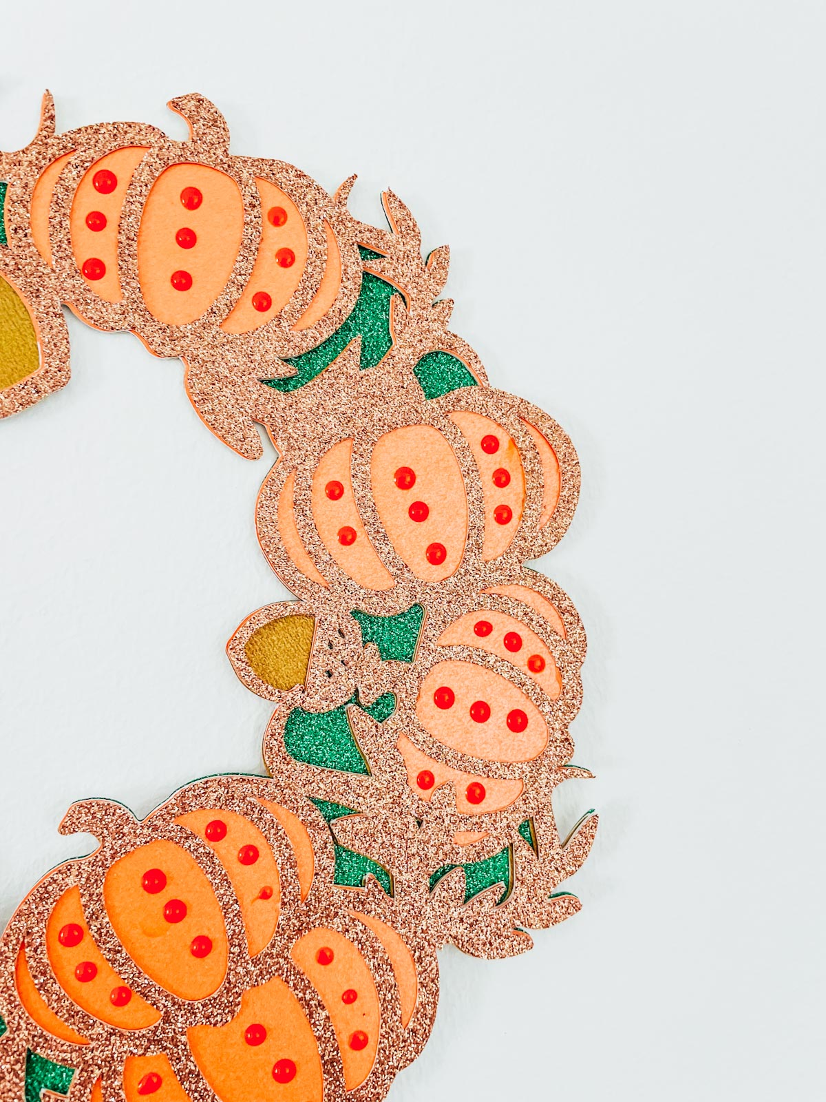 Layered fall wreath