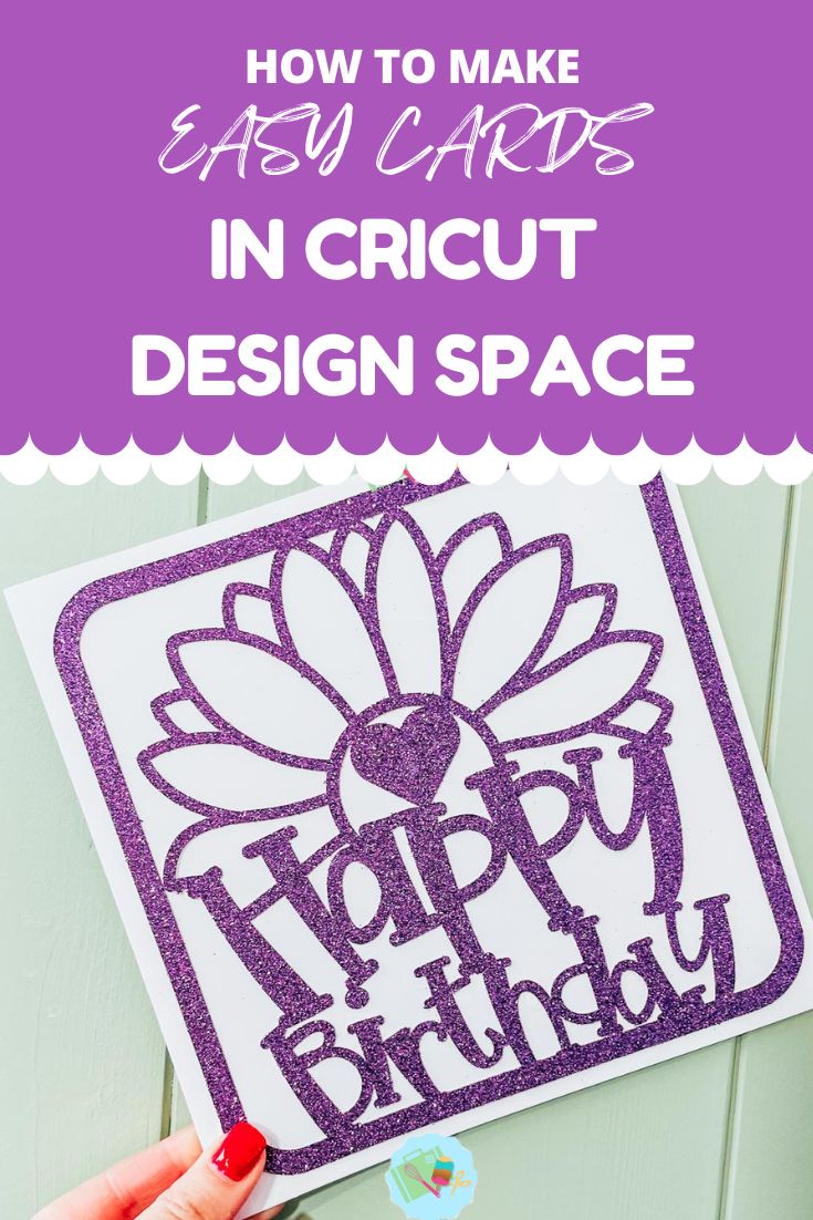How to make easy cards in Cricut Design Space
