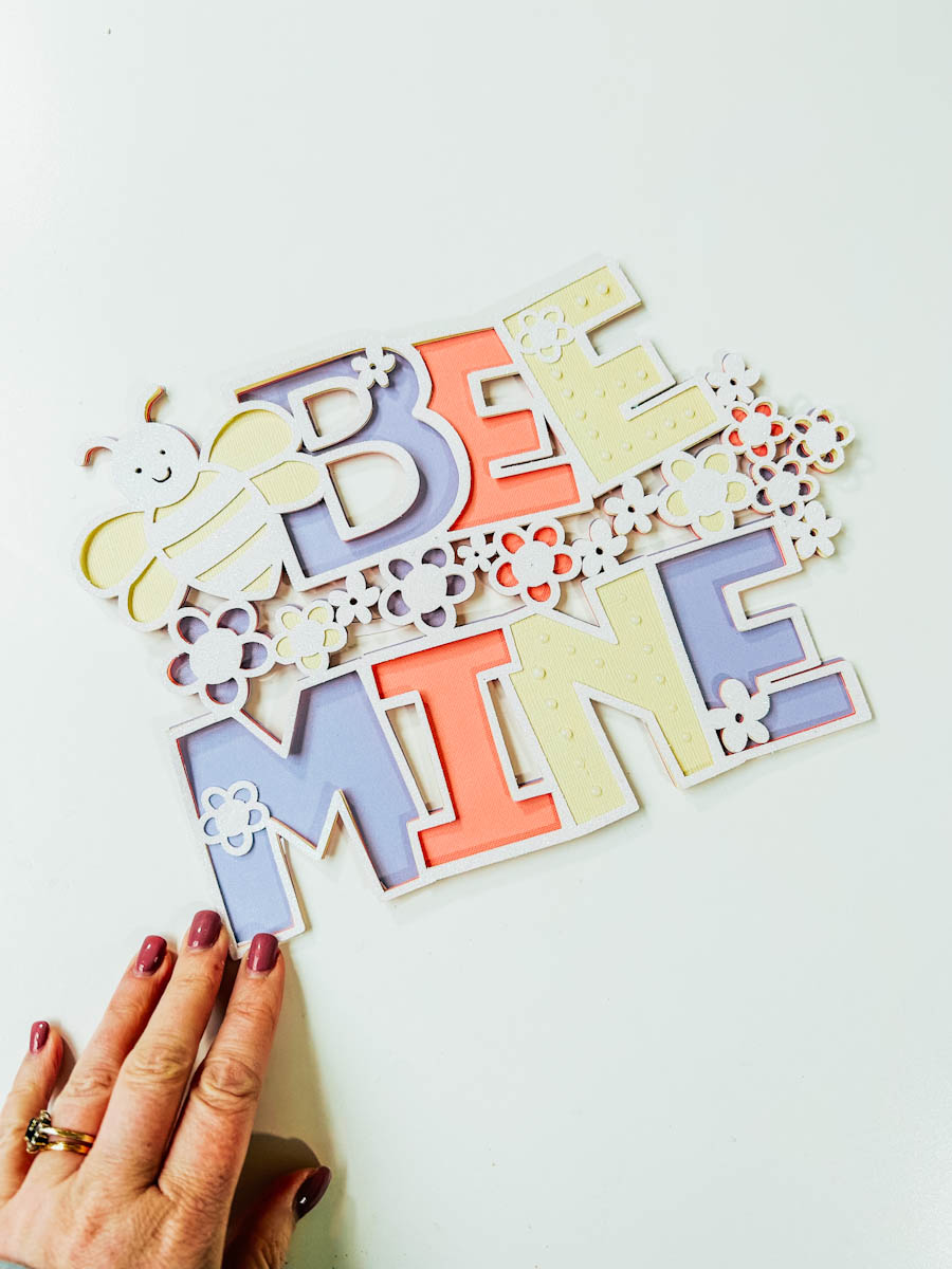 Be mine SVG file for Scrapbooking