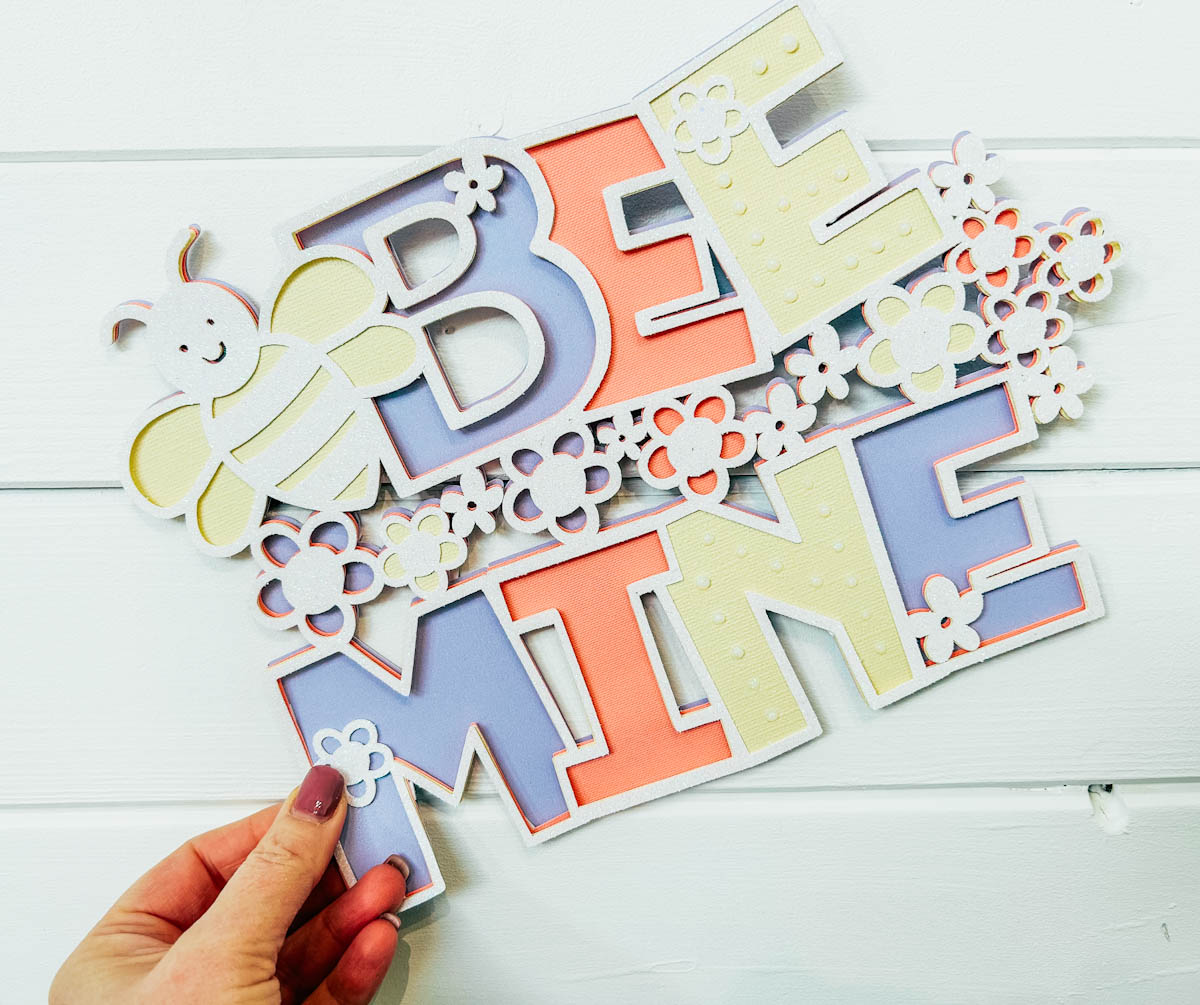 Bee Mine Layered SVG For Cricut