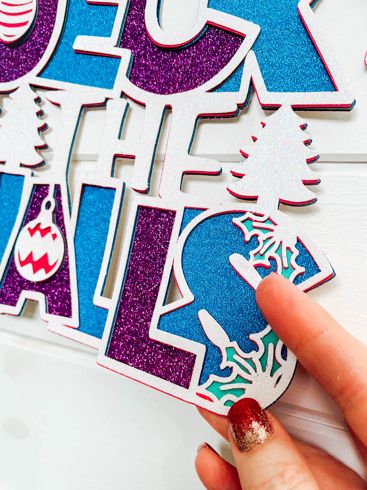 Layered Christmas SVG