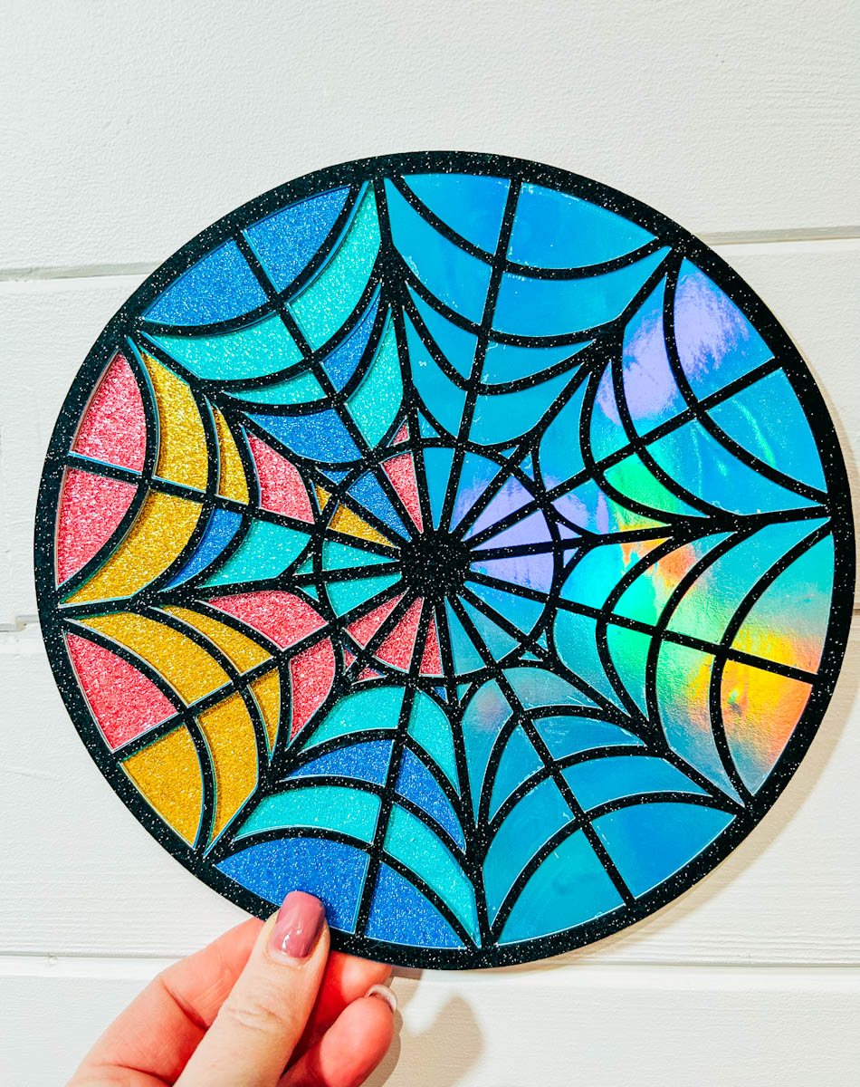 Free Downloadable Wednesday and Enid layered Window SVG