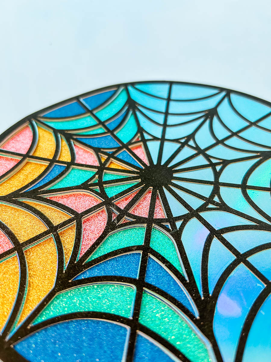 Layered stained glass effect SVG for Cricut