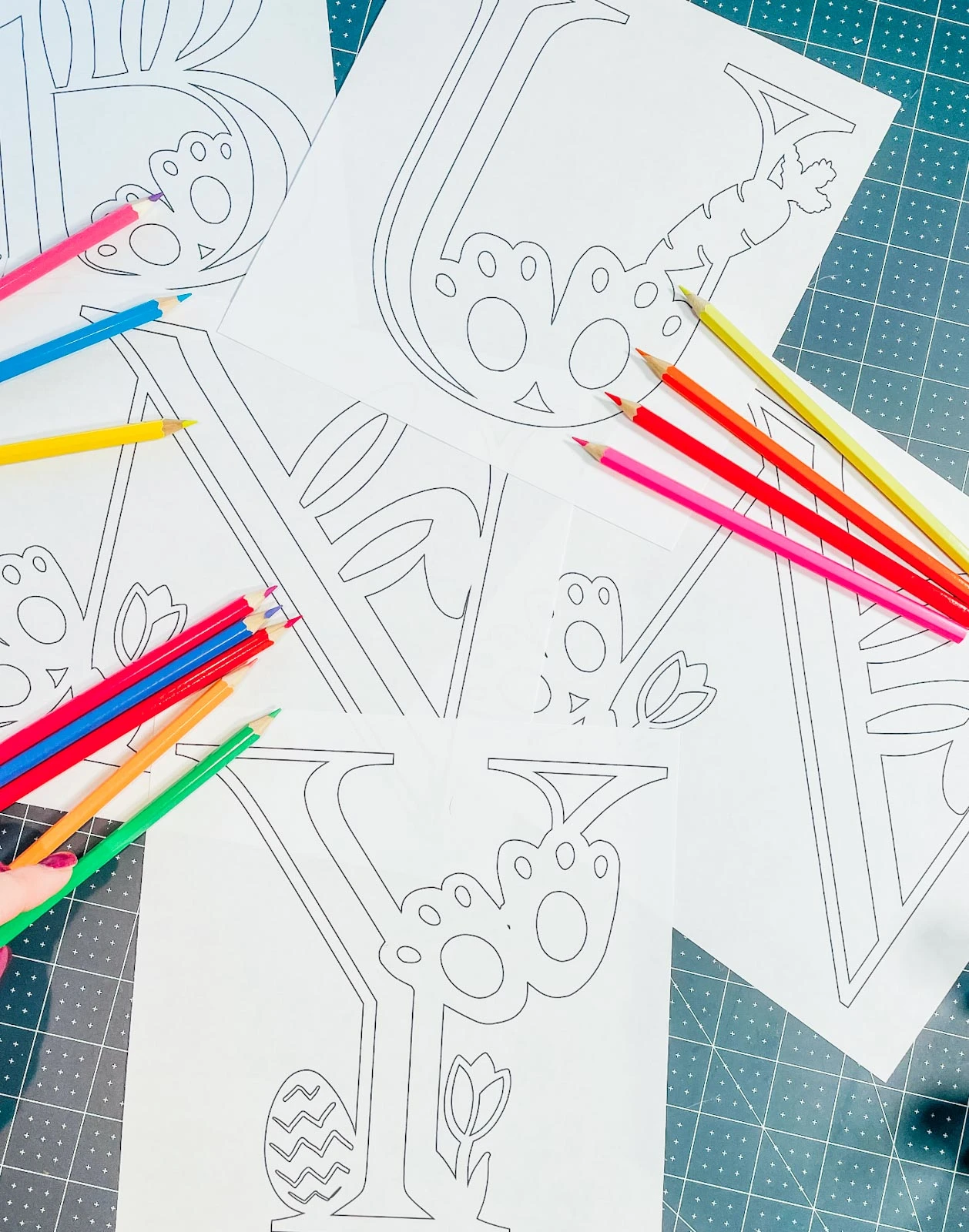 ABC Bunny Ears Colouring Pages Alphabet And Numbers.jpg