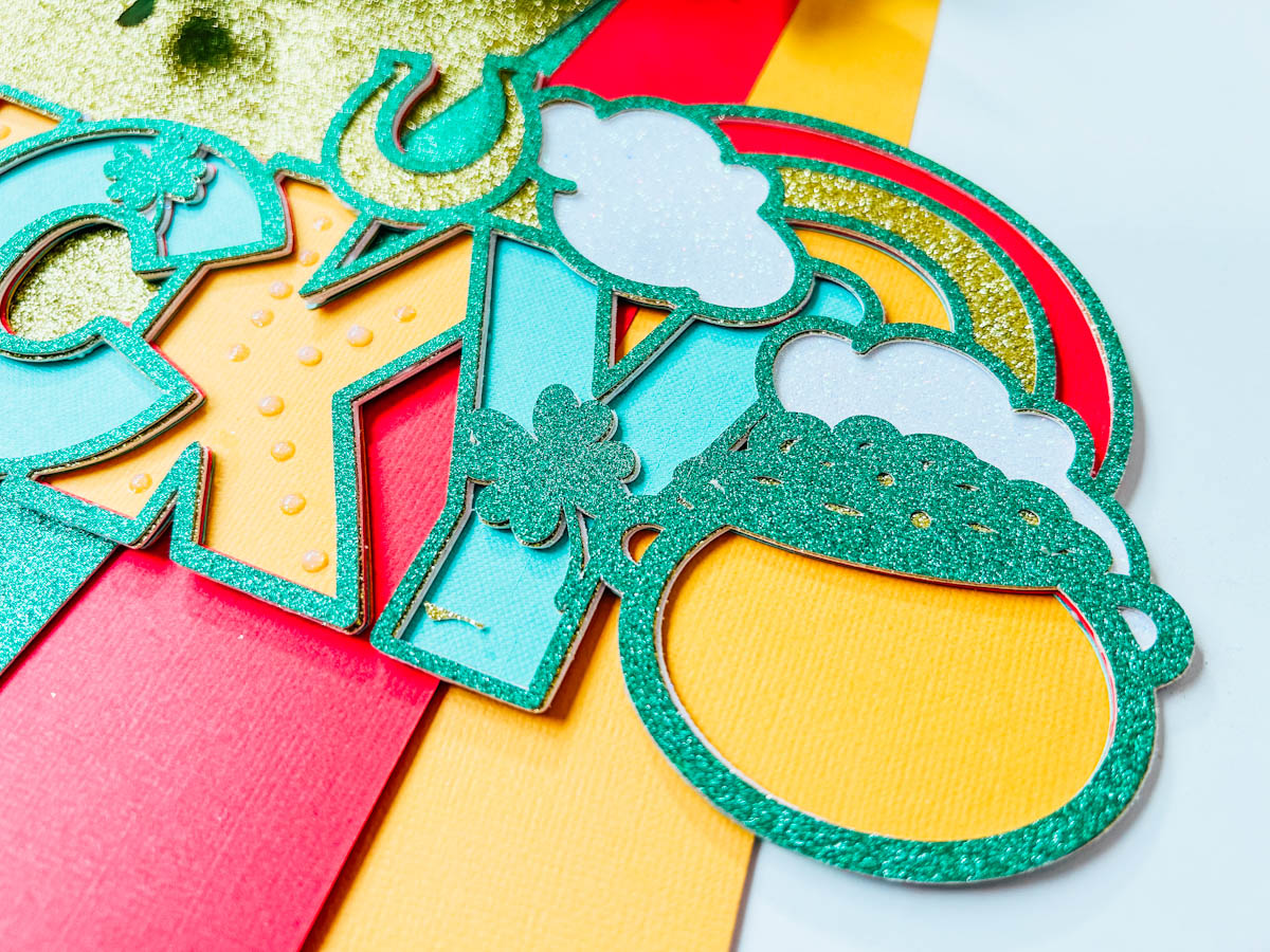 Layered St Patricks Day File for Cricut and Silhouette