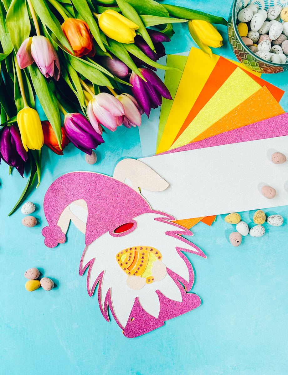 Layered Easter Gnome SVG
