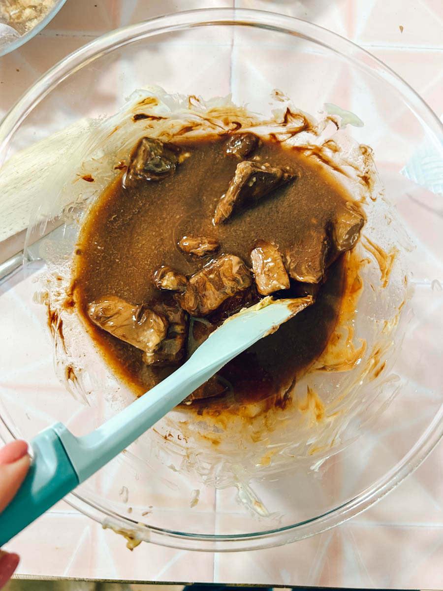Melt the chocolate and butter