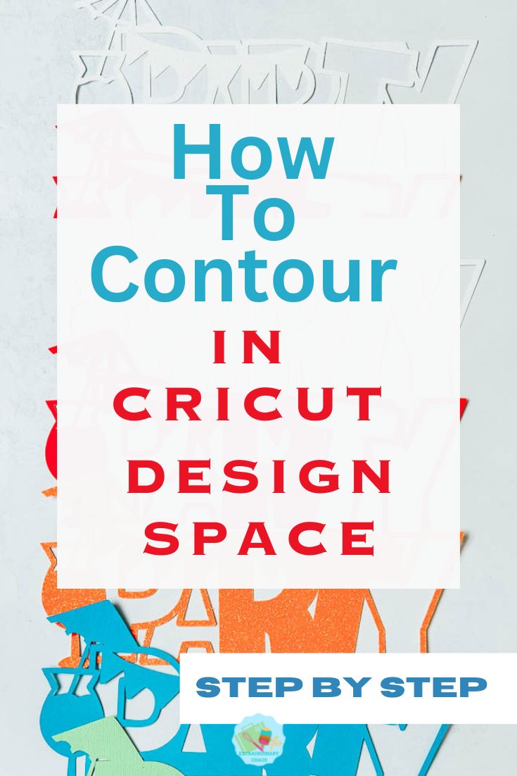 How to contour in Cricut Design Space