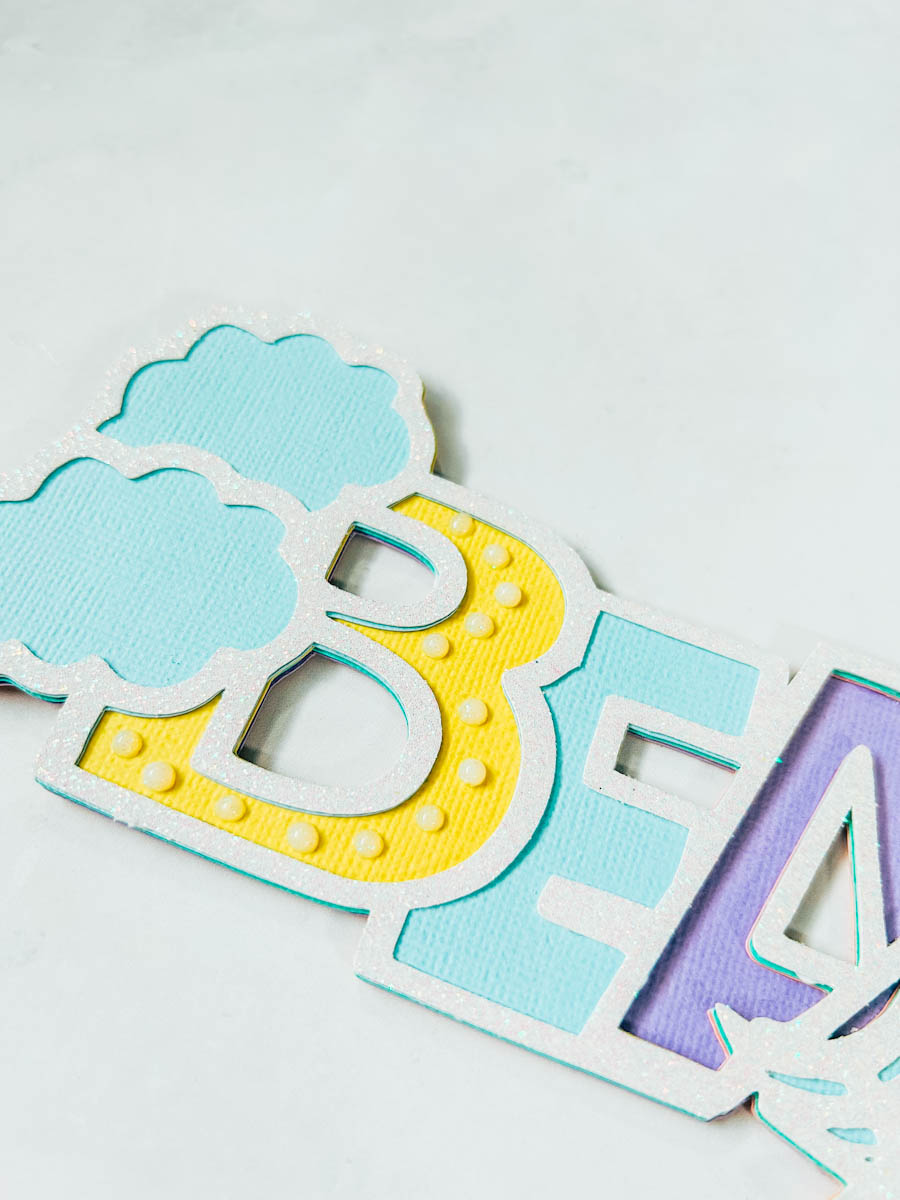 Layered Beach SVG Files