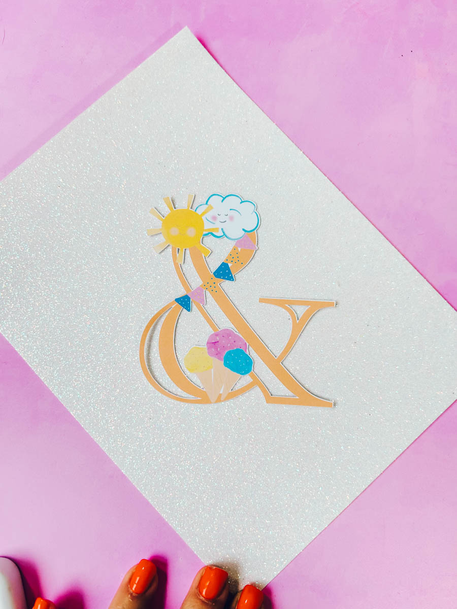 Free Ice Cream Printable Alphabet letters and numbers for themed learning