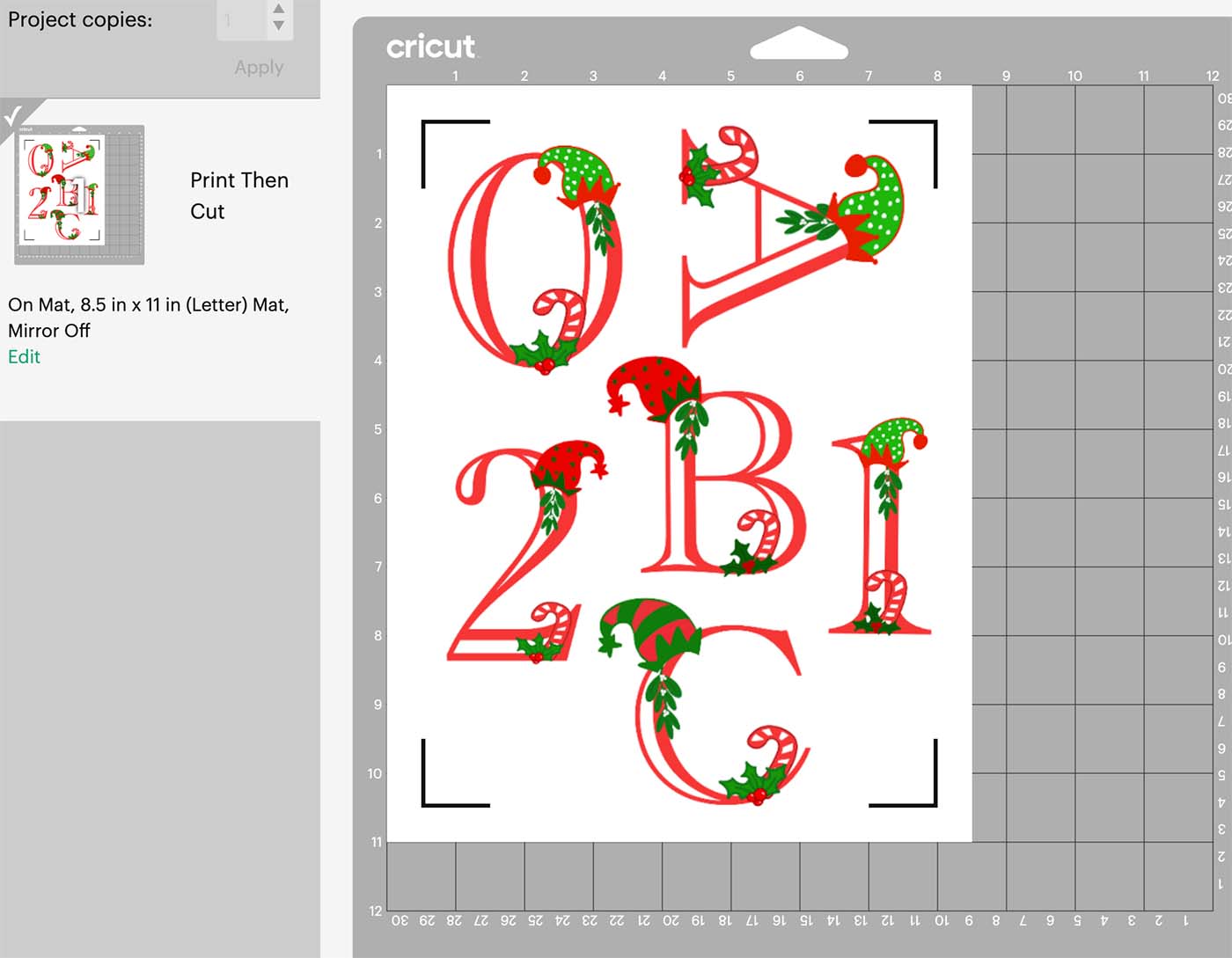 Send you project to print and cut