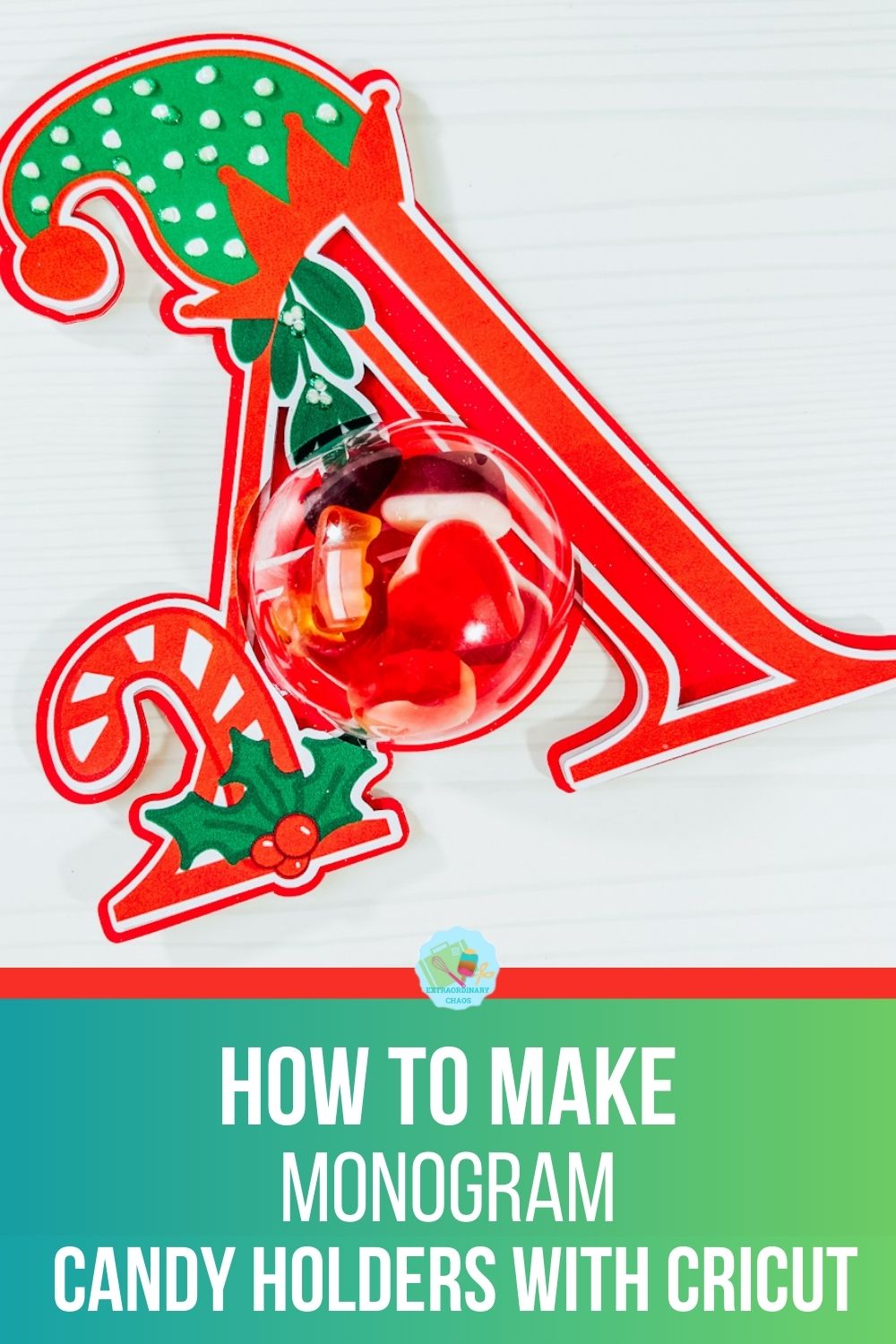 how to make monogram candy holders with Cricut-2