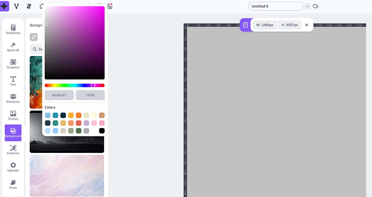Change your background colour