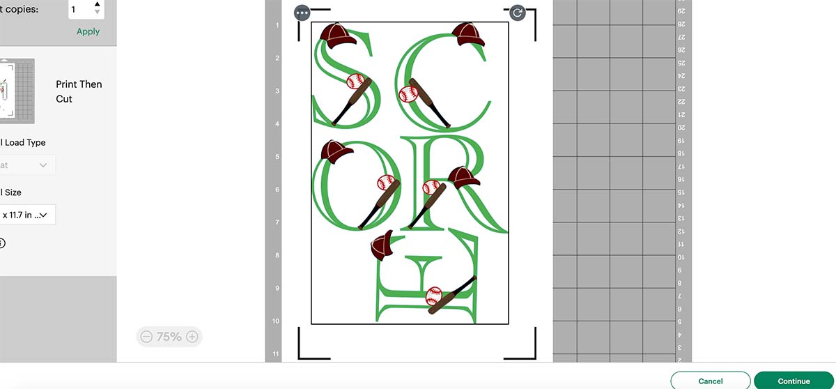 How to print and cut your project
