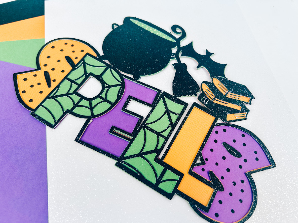 Freee layered Halloween Witches Spells SVG