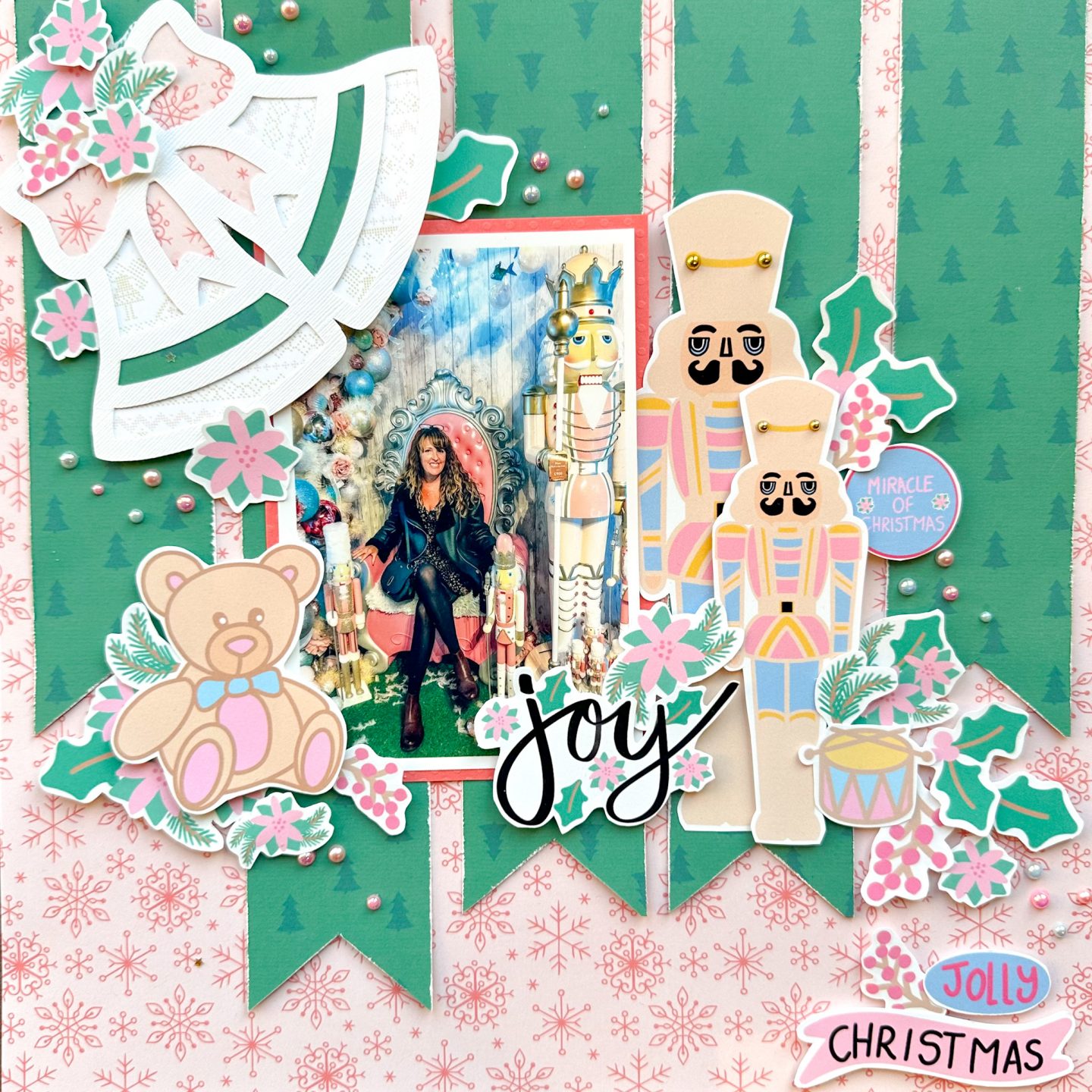 Pastel Nutcracker scrabooking layer