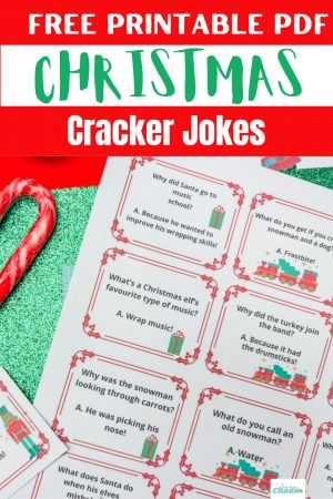 Free Printable Christmas Cracker Jokes ⋆ Extraordinary Chaos