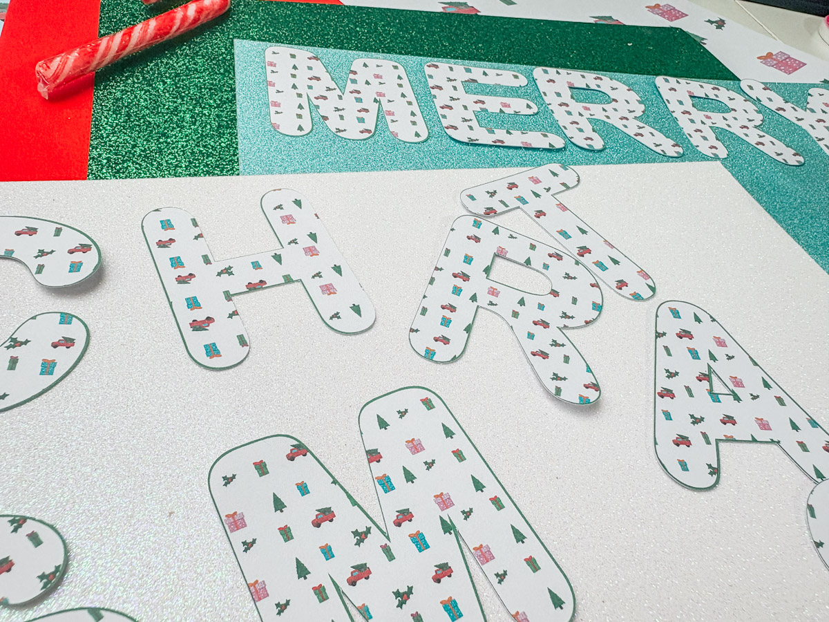 Free PNG Driving Home For Christmas Printable Alphabet