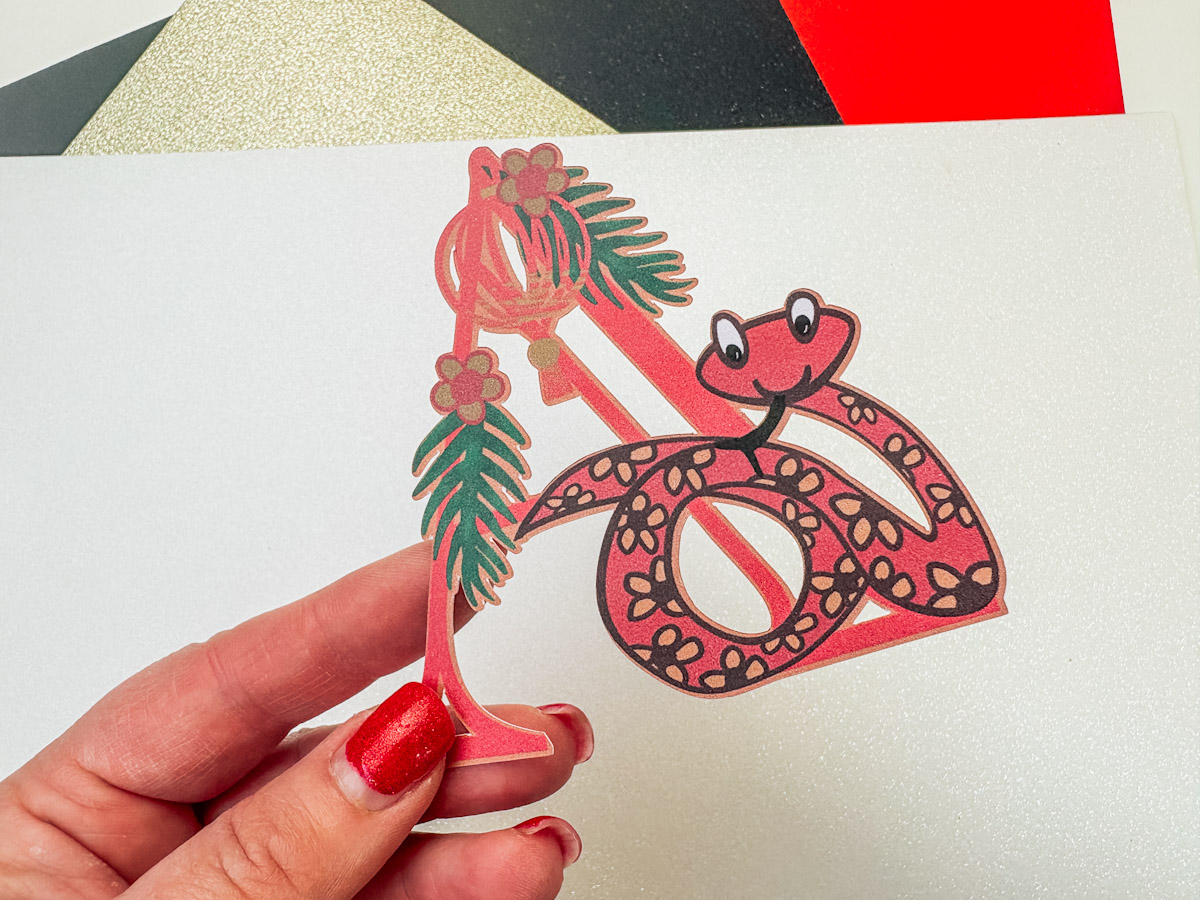 Free PNG Printable Year of the Snake Printable Alphabet