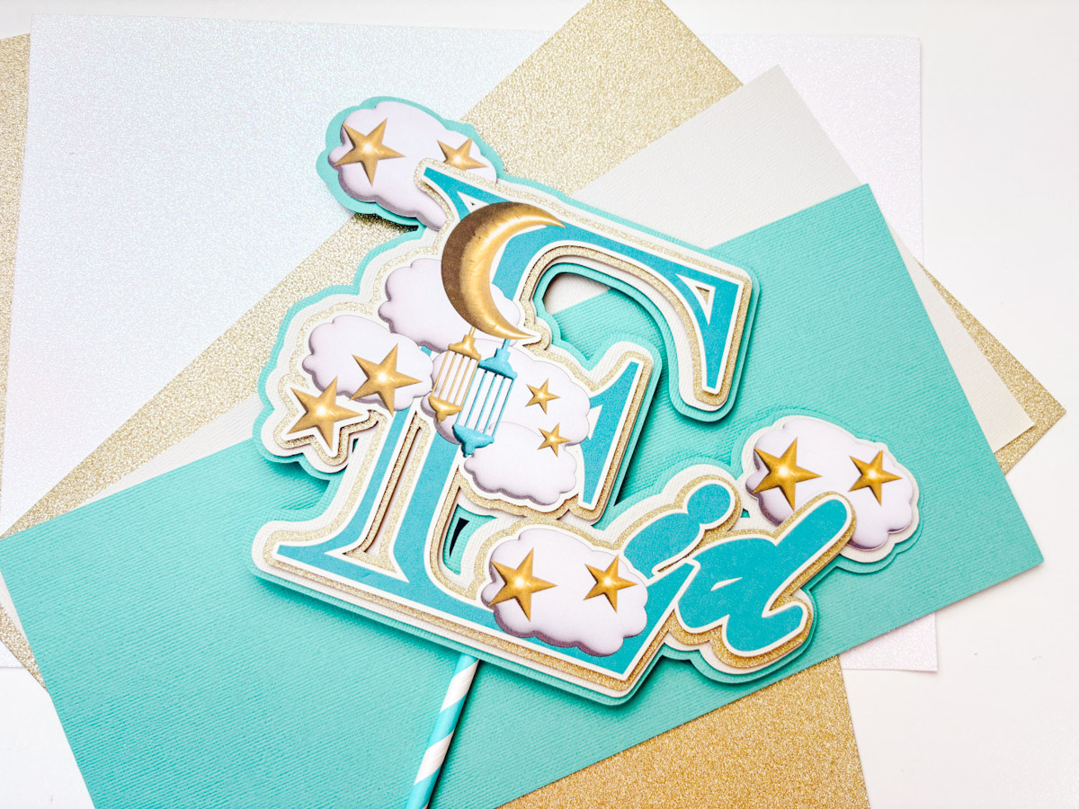 Eid Layered Cake Topper
