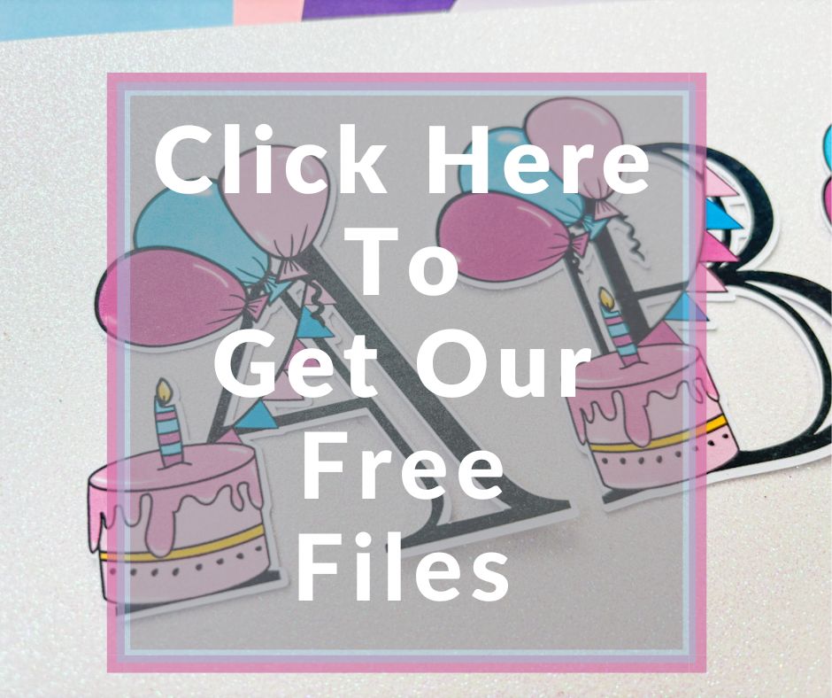 Get our Free Pink Cartoon Birthday Alphabe